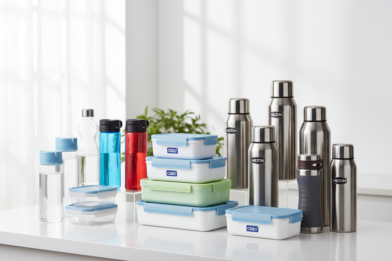 Lunch Box and Water Bottles