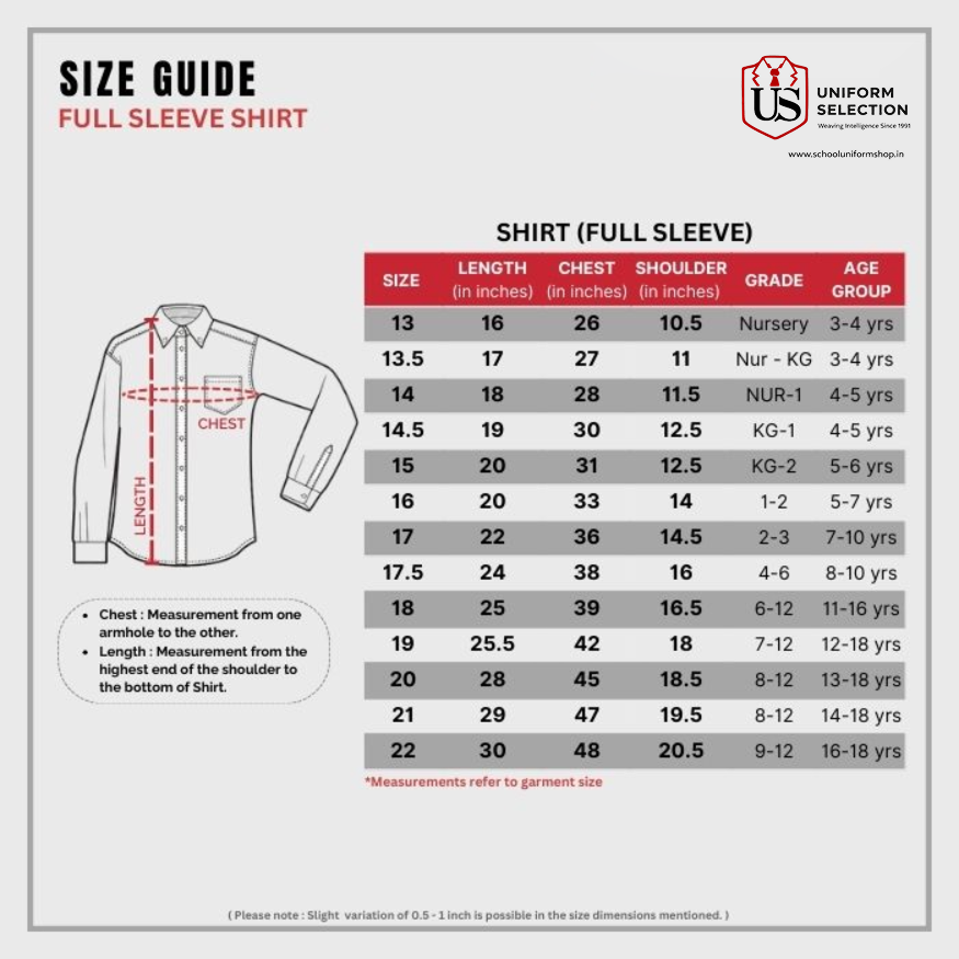 Size Guide