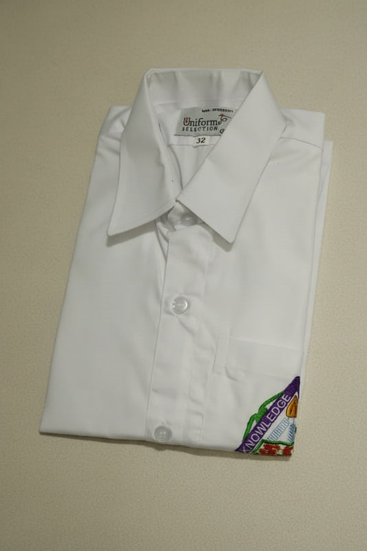 St. Francis De Sales School White Half Sleeves Shirt - School Uniform Shop
